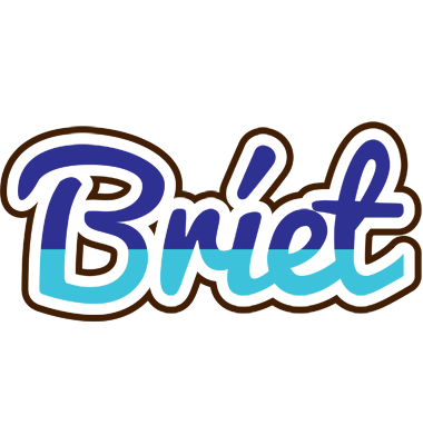 Bríet raining logo
