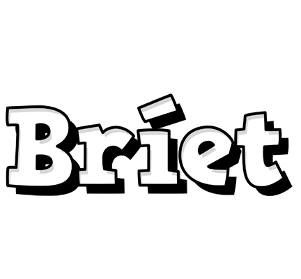 Bríet snowing logo