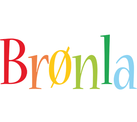 Brønla birthday logo