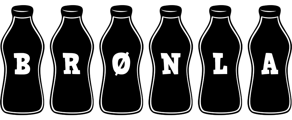 Brønla bottle logo