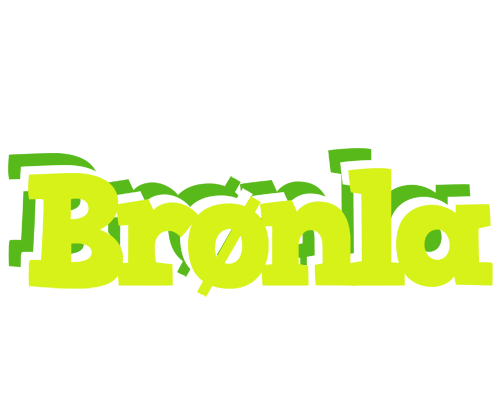 Brønla citrus logo