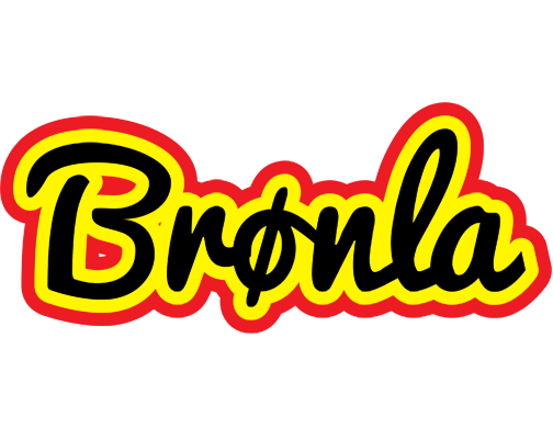 Brønla flaming logo