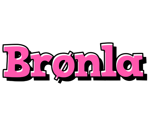 Brønla girlish logo