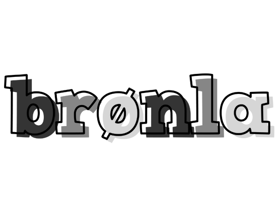 Brønla night logo