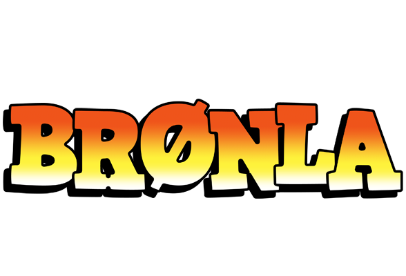 Brønla sunset logo