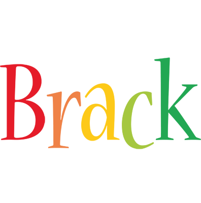 Brack birthday logo