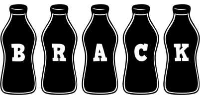 Brack bottle logo