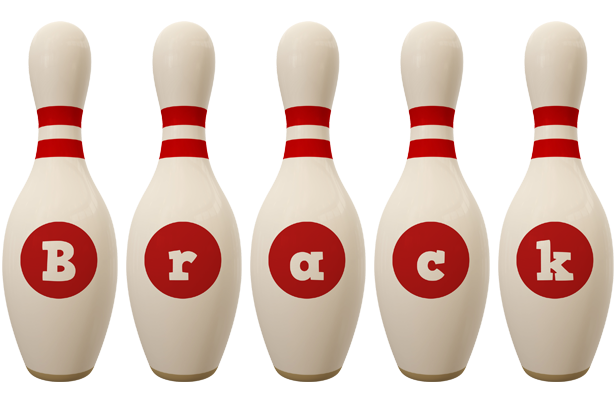 Brack bowling-pin logo