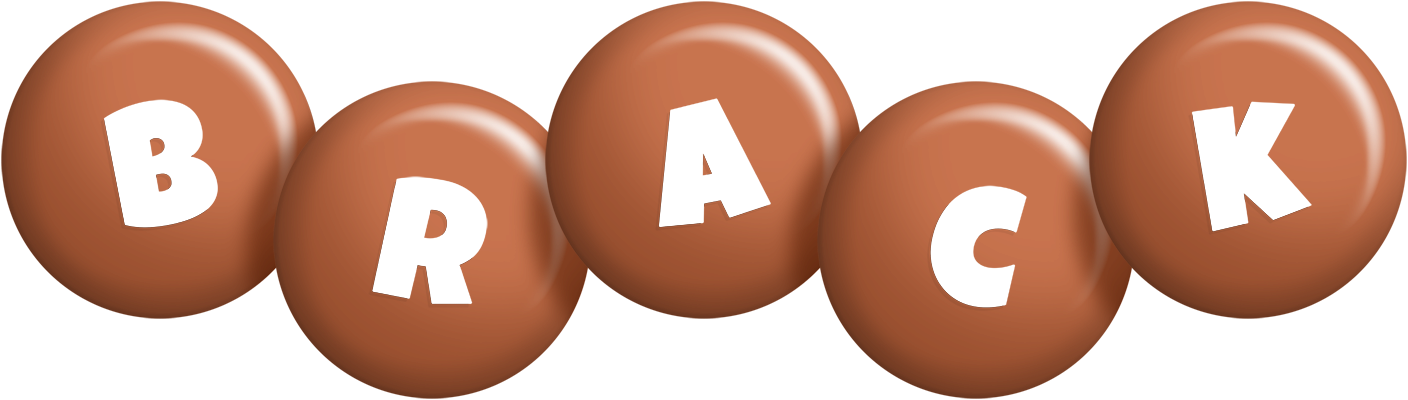 Brack candy-brown logo