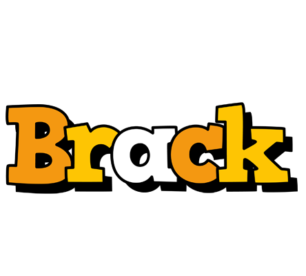 Brack cartoon logo