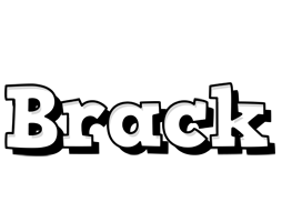 Brack snowing logo