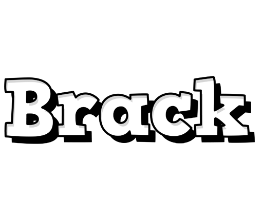Brack snowing logo
