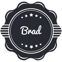 Brad badge logo