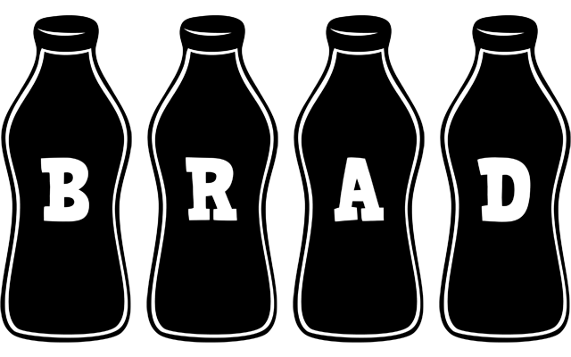 Brad bottle logo