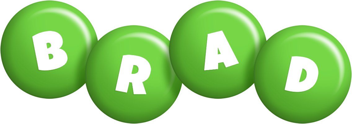 Brad candy-green logo