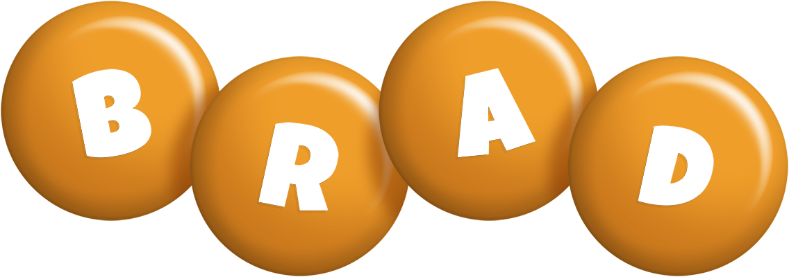 Brad candy-orange logo