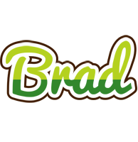 Brad golfing logo