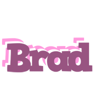 Brad relaxing logo