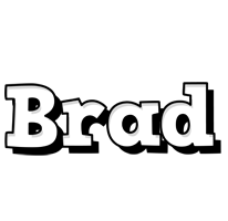 Brad snowing logo