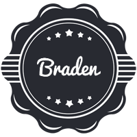 Braden badge logo