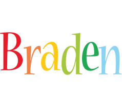 Braden birthday logo