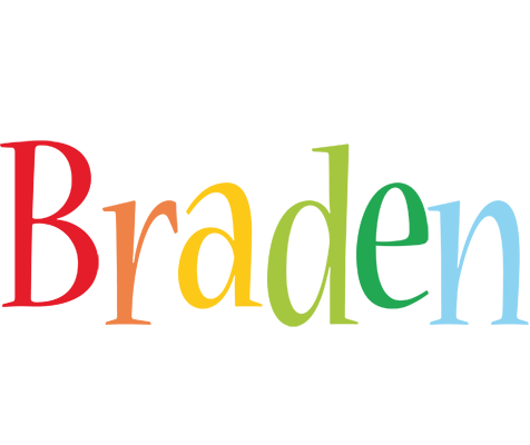 Braden birthday logo