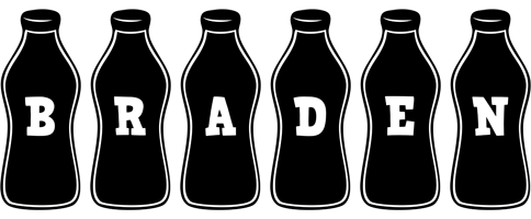 Braden bottle logo