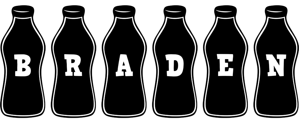 Braden bottle logo
