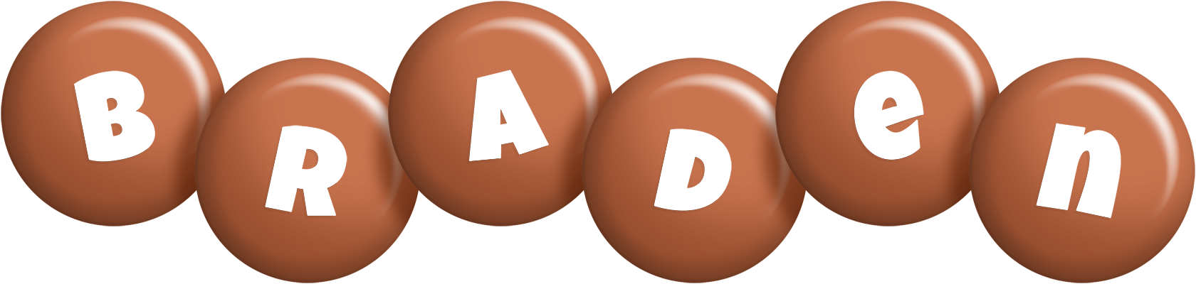 Braden candy-brown logo