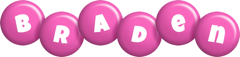 Braden candy-pink logo