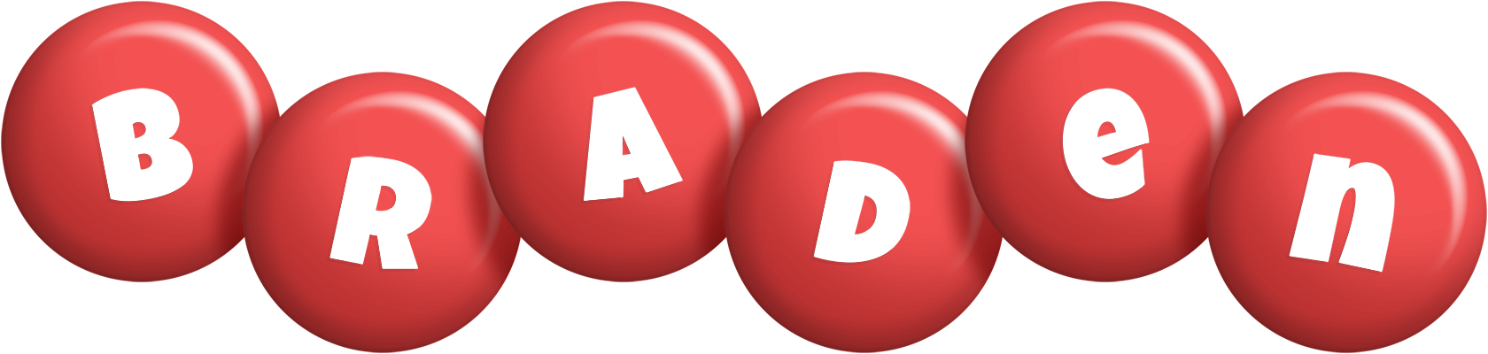 Braden candy-red logo