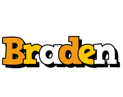 Braden cartoon logo