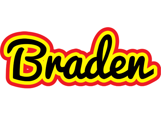 Braden flaming logo