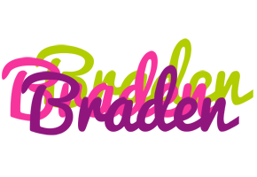 Braden flowers logo