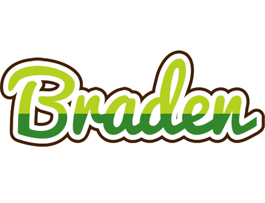 Braden golfing logo