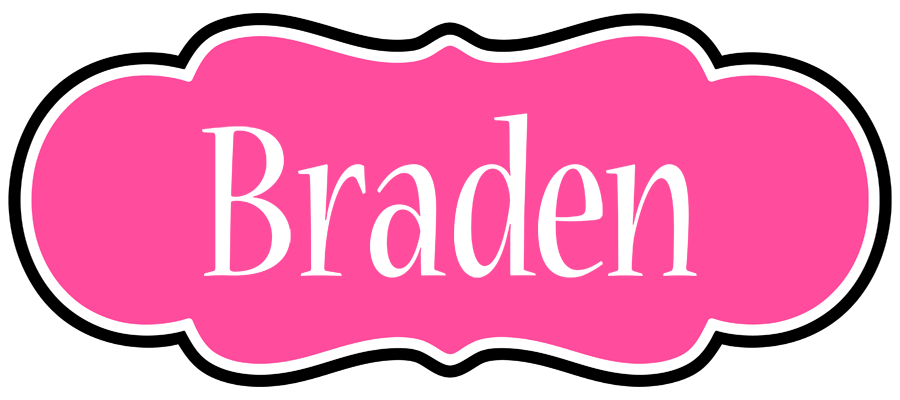 Braden invitation logo