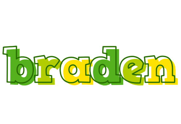 Braden juice logo