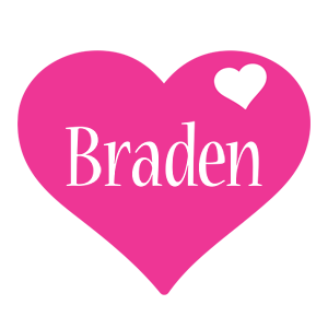 Braden love-heart logo