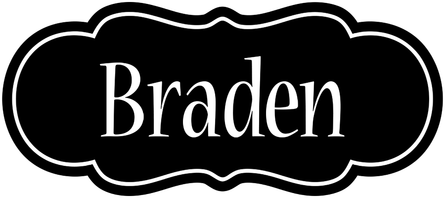 Braden welcome logo