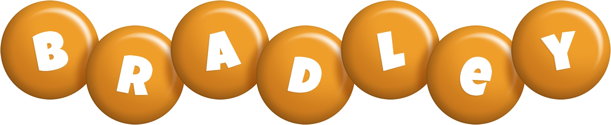 Bradley candy-orange logo