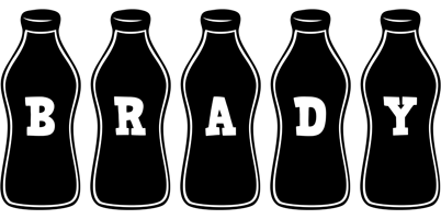 Brady bottle logo