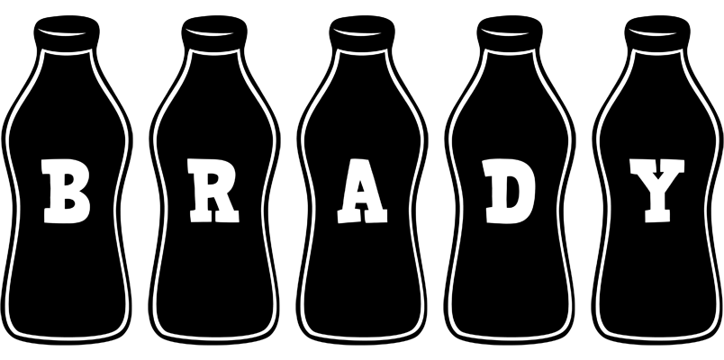 Brady bottle logo