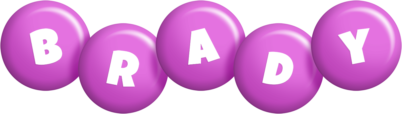 Brady candy-purple logo