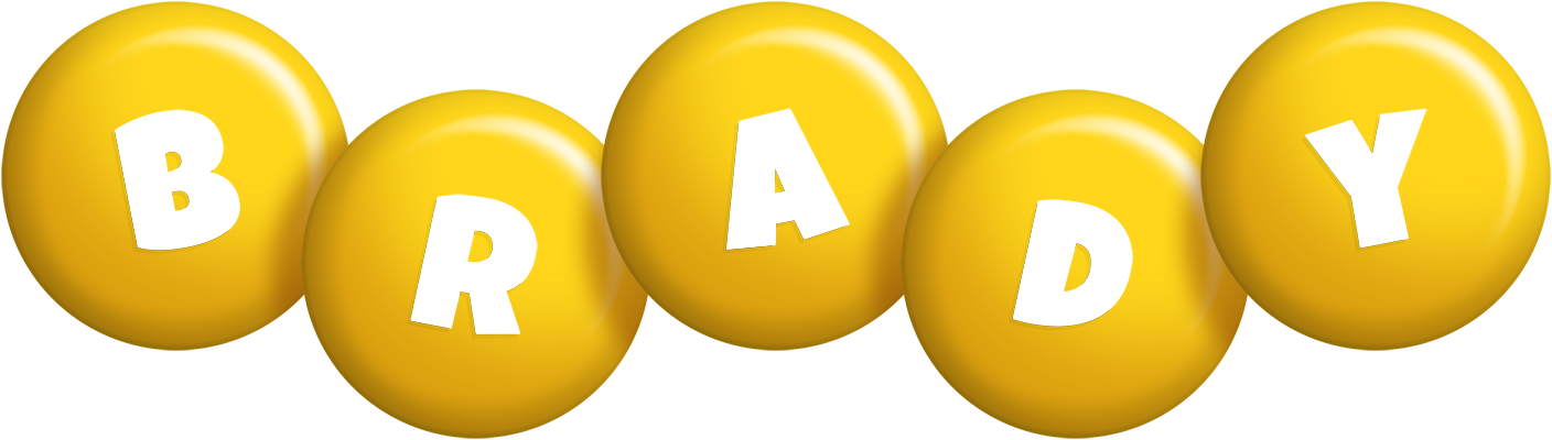 Brady candy-yellow logo