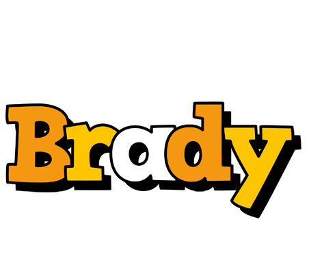 Brady cartoon logo
