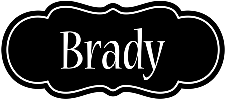 Brady welcome logo