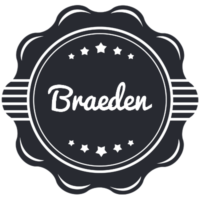 Braeden badge logo