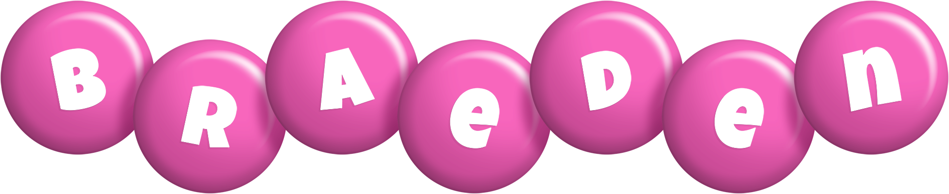 Braeden candy-pink logo