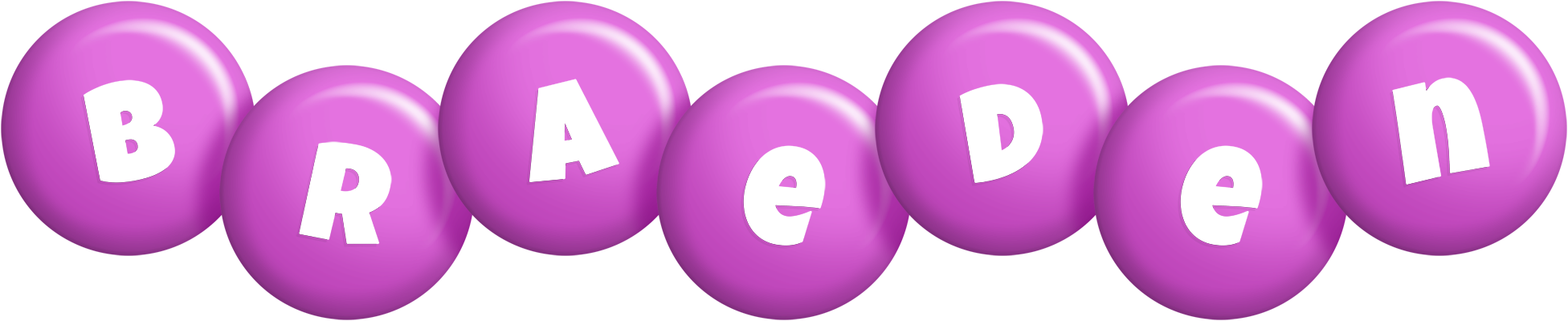 Braeden candy-purple logo