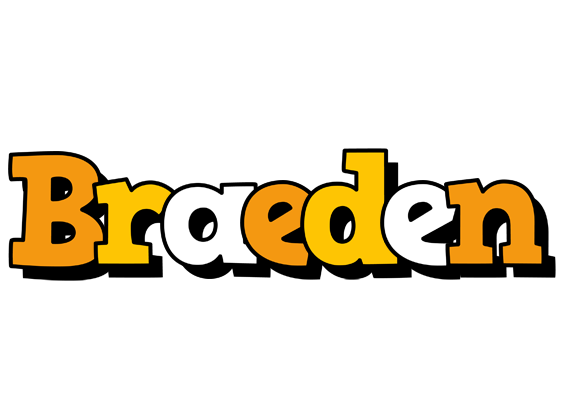 Braeden cartoon logo